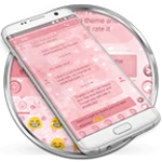 Logo of SMS Messages Glitter Heart android Application 